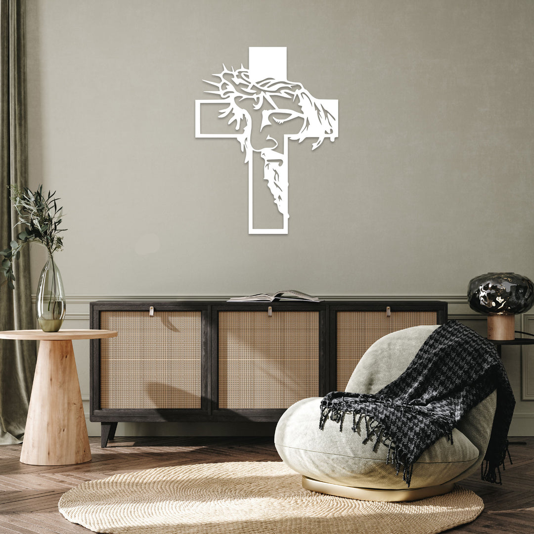 Jesus Christ Cross - Metal Wall Art - MetalPlex