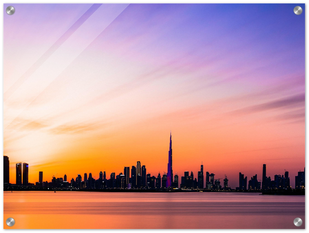 Dubai Skyline - Print - MetalPlex