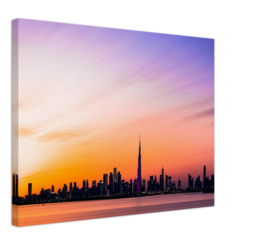 Dubai Skyline - Print - MetalPlex