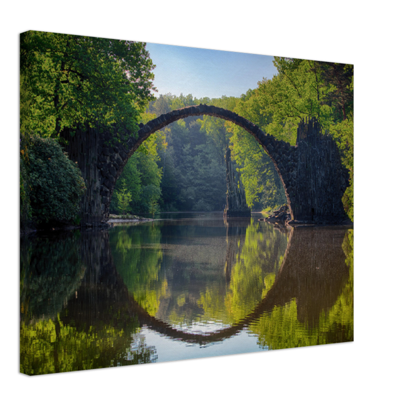 Gablenz Bridge - Print - MetalPlex