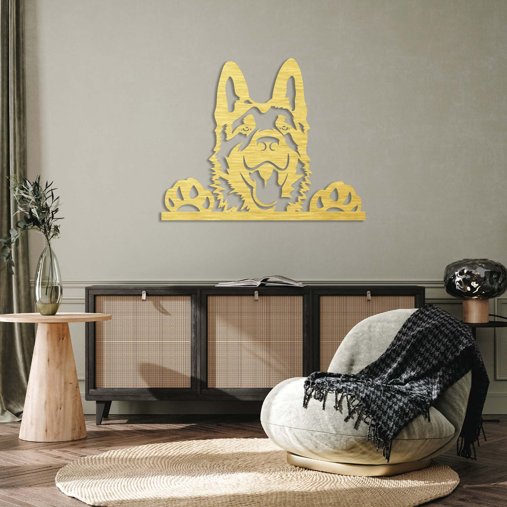 German Shepherd - Metal Wall Art - MetalPlex