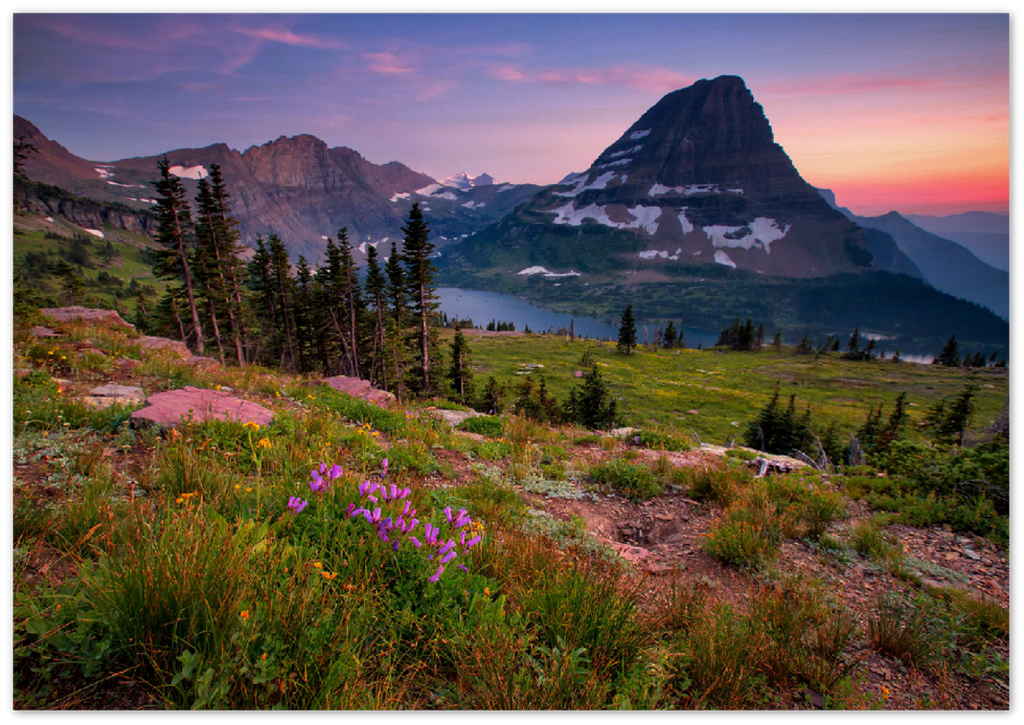 Glacier National Park, Montana - Print - MetalPlex