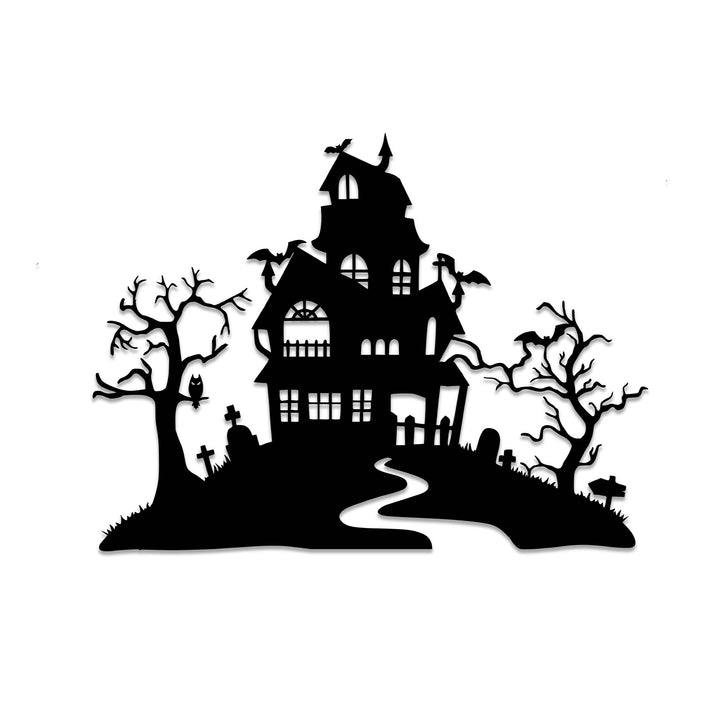 Haunted House - Metal Wall Art - MetalPlex