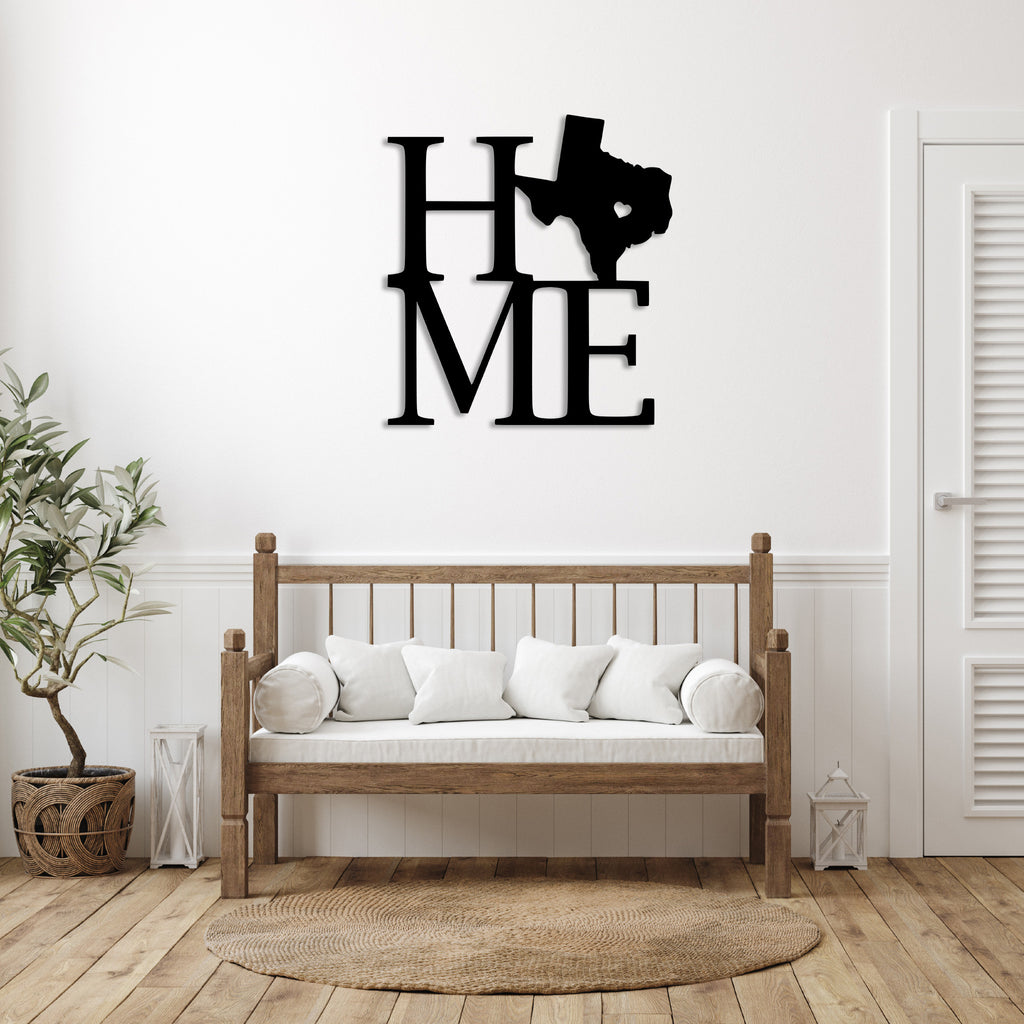 Texas Home - Metal Wall Art - MetalPlex