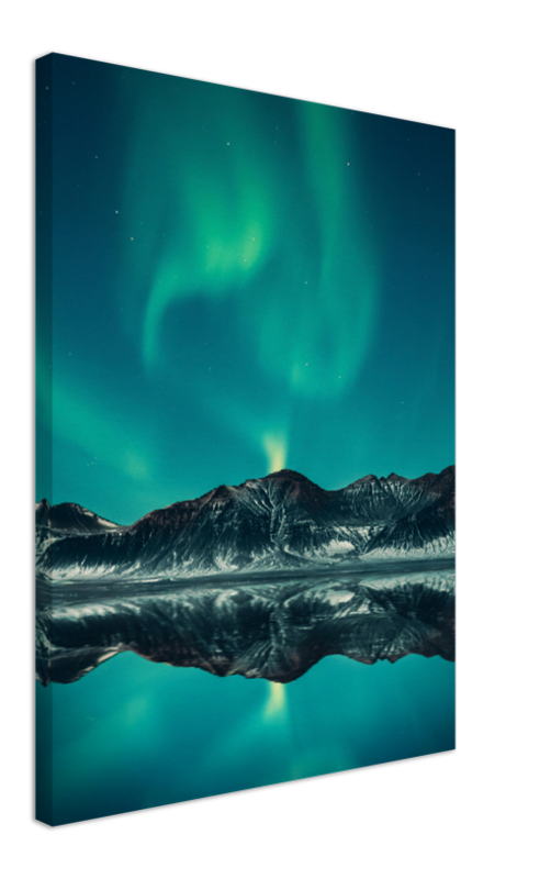 Iceland Aurora Lights - Print - MetalPlex