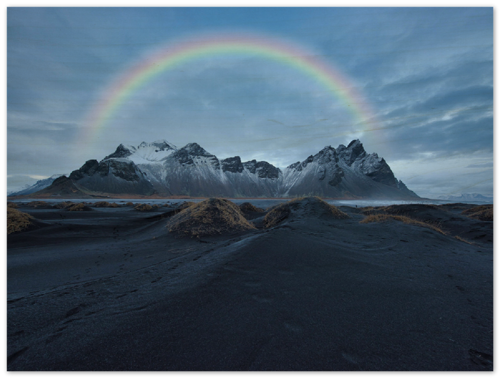 Iceland Rainbow -Print - MetalPlex
