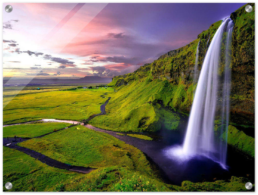Ireland Waterfall - Print - MetalPlex