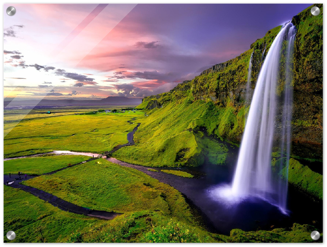 Ireland Waterfall - Print - MetalPlex