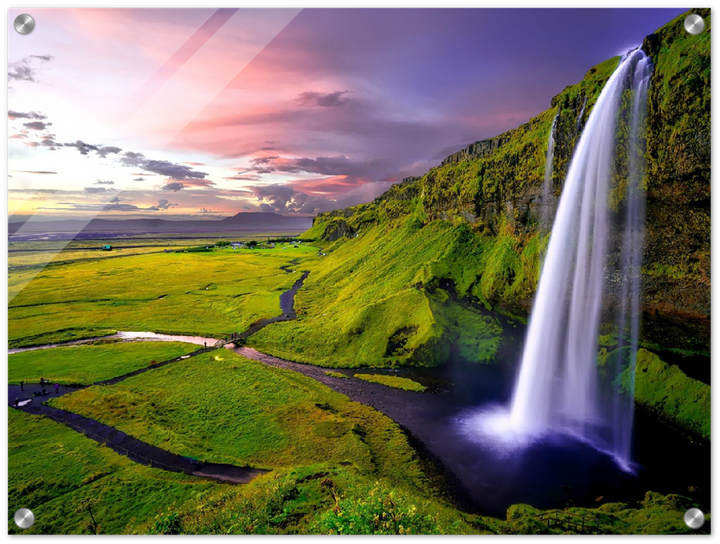 Ireland Waterfall - Print - MetalPlex