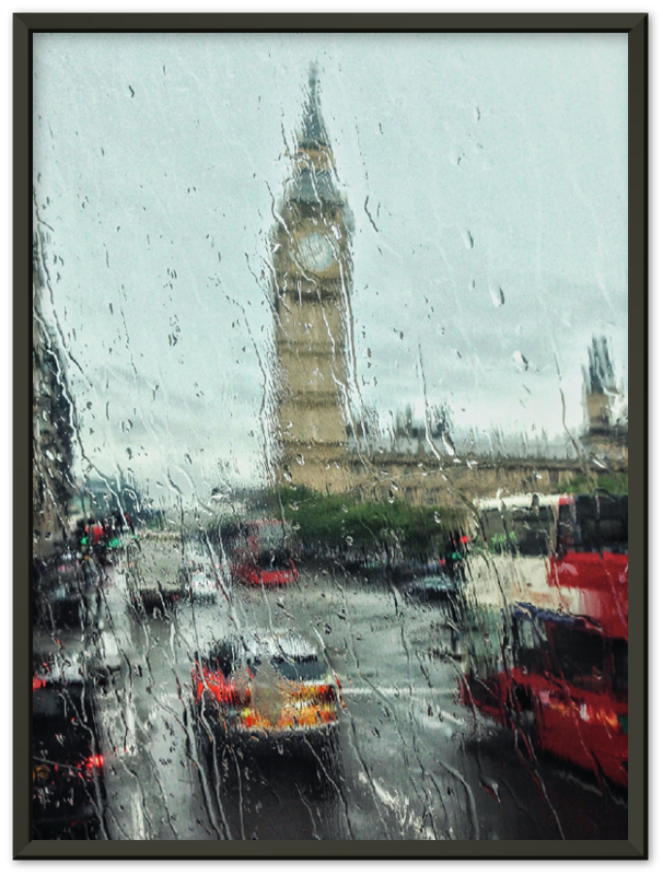 London Rain - Print - MetalPlex
