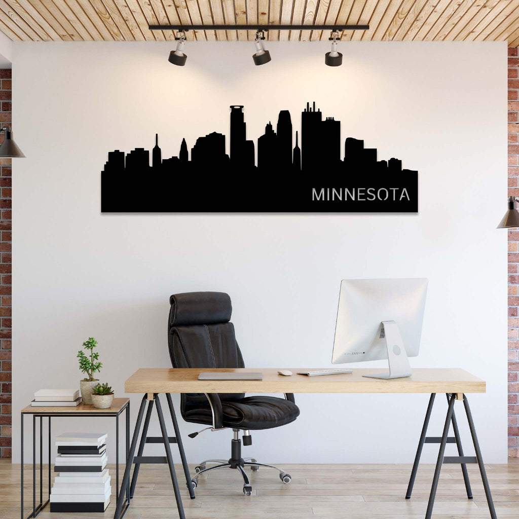 Minnesota Skyline - Metal Wall Art - MetalPlex