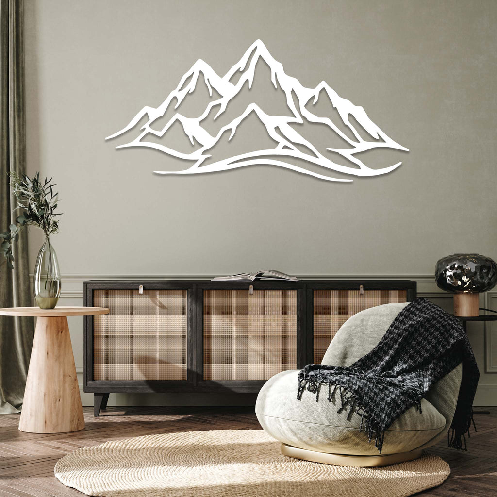 Mountain Range - Metal Wall Art - MetalPlex