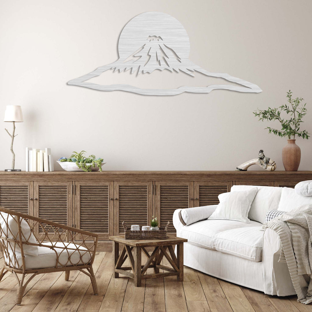 Mount Fuji Sunset - Metal Wall Art - MetalPlex