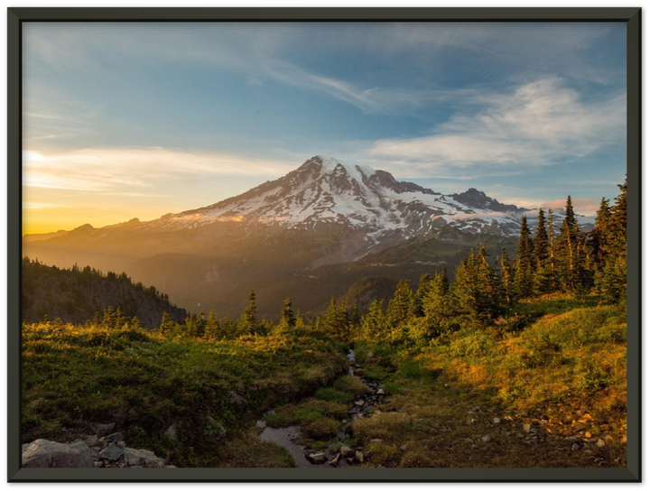 Mount Rainier Sunrise - Print - MetalPlex