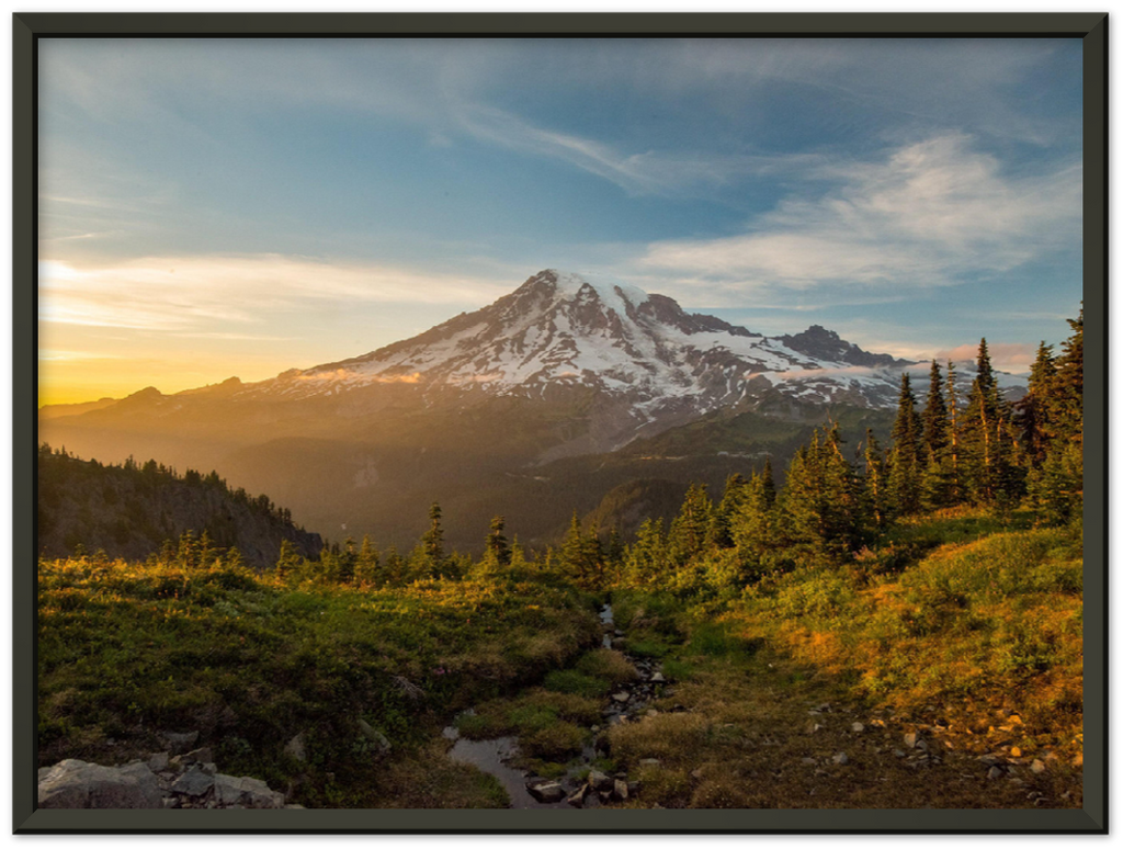 Mount Rainier Sunrise - Print - MetalPlex