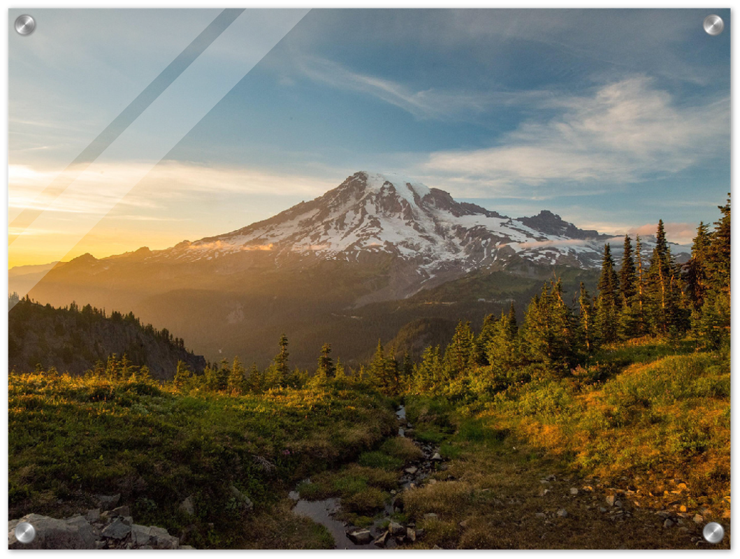 Mount Rainier Sunrise - Print - MetalPlex