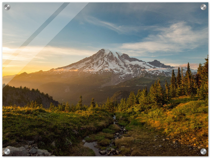 Mount Rainier Sunrise - Print - MetalPlex