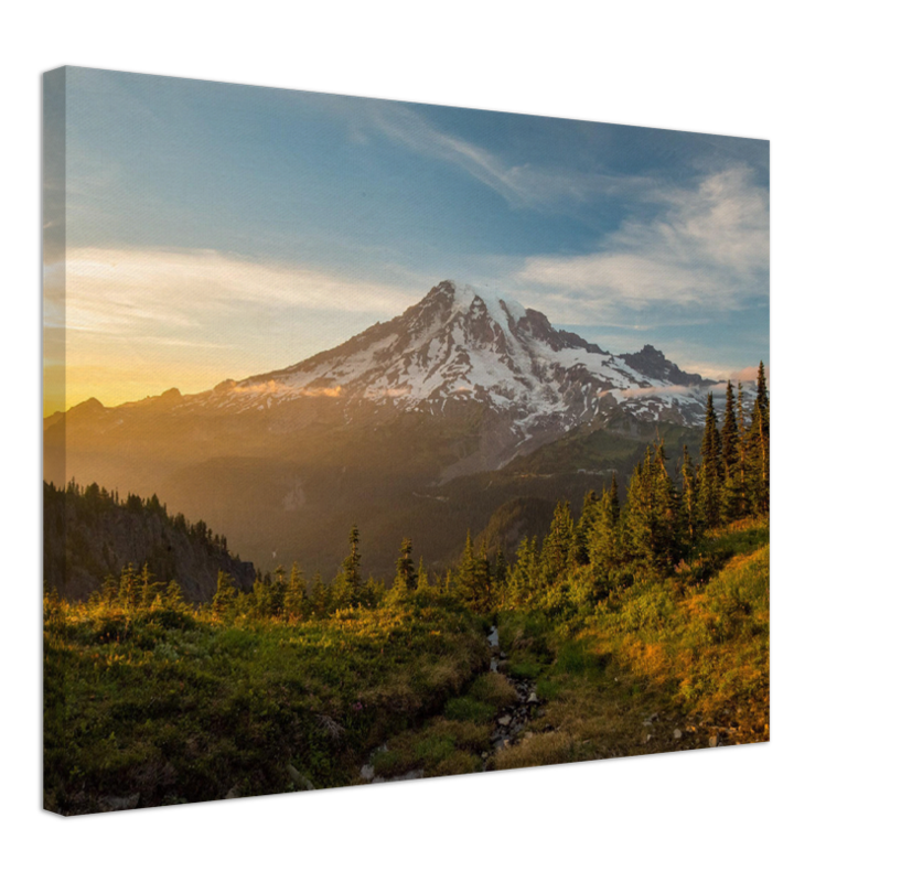 Mount Rainier Sunrise - Print - MetalPlex