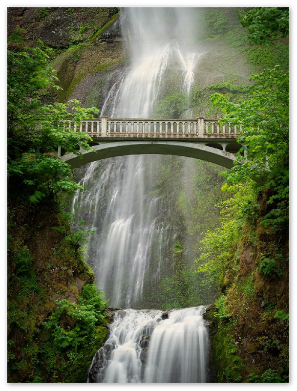 Multnomah Falls - Print - MetalPlex