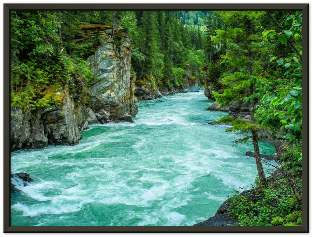 Pacific Northwest River - Print - MetalPlex