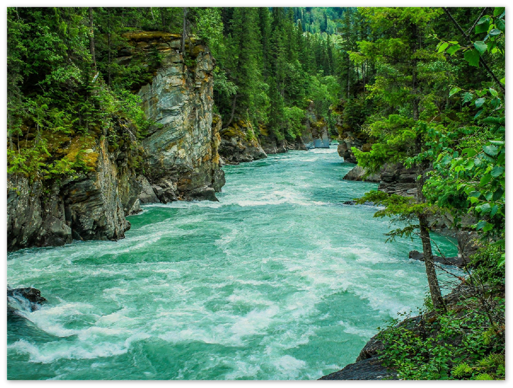 Pacific Northwest River - Print - MetalPlex