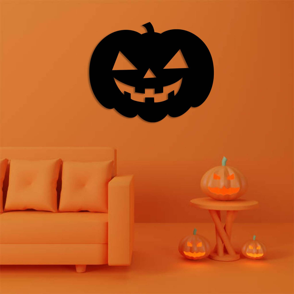Halloween Pumpkin - Metal Wall Art - MetalPlex