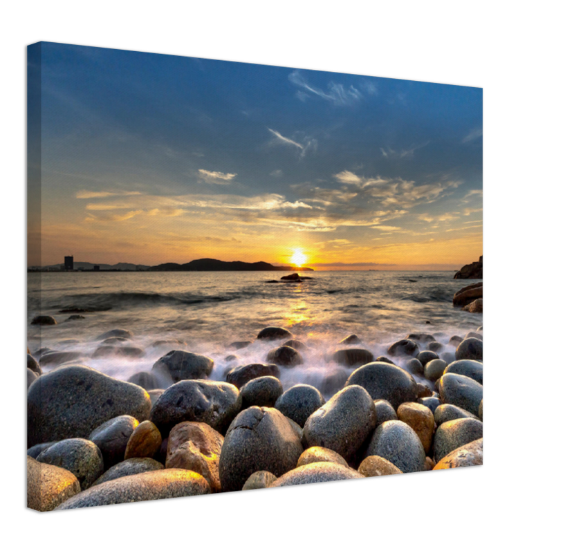 Rock Beach - Print - MetalPlex