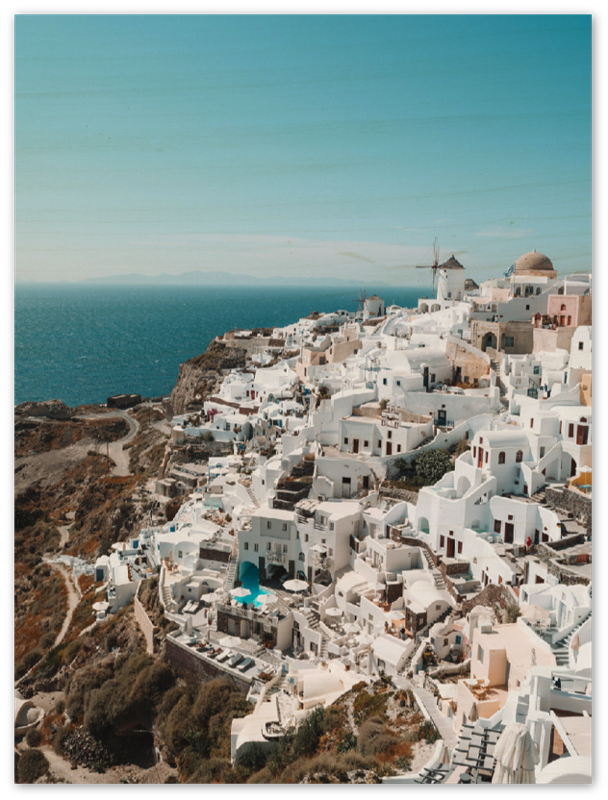 Santorini - Print - MetalPlex