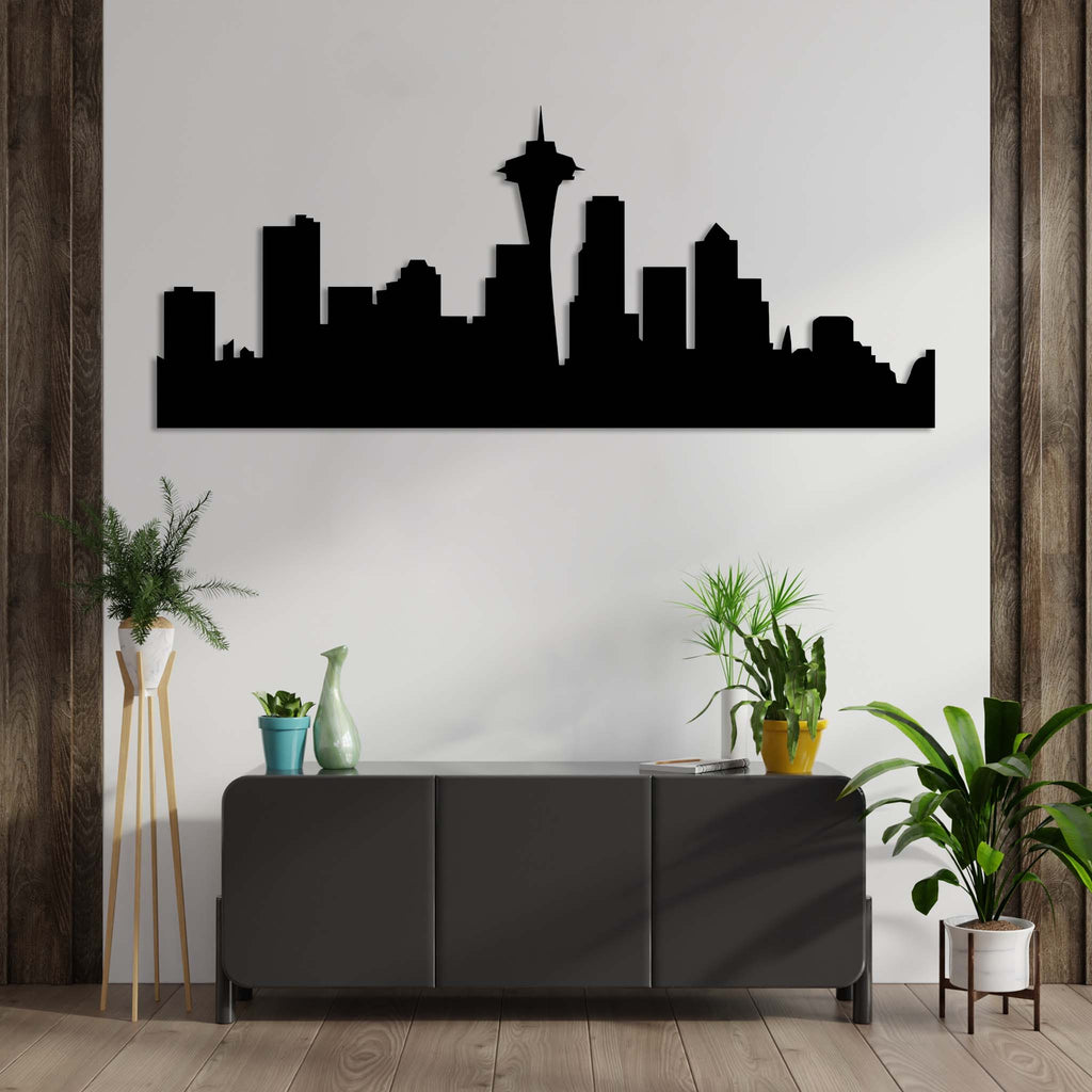 Seattle Skyline - Metal Wall Art - MetalPlex