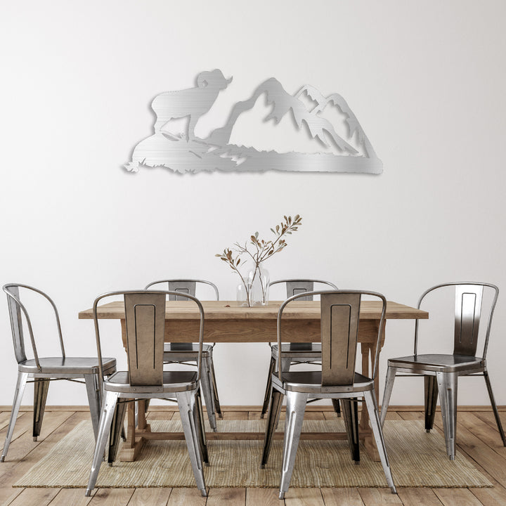 Big Horn Sheep - Metal Wall Art - MetalPlex