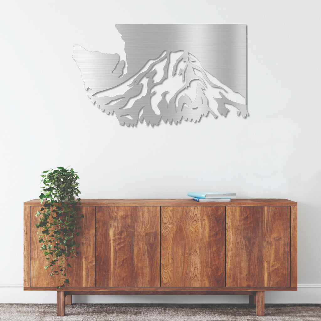 Washington Mt Rainier - Metal Wall Art - MetalPlex