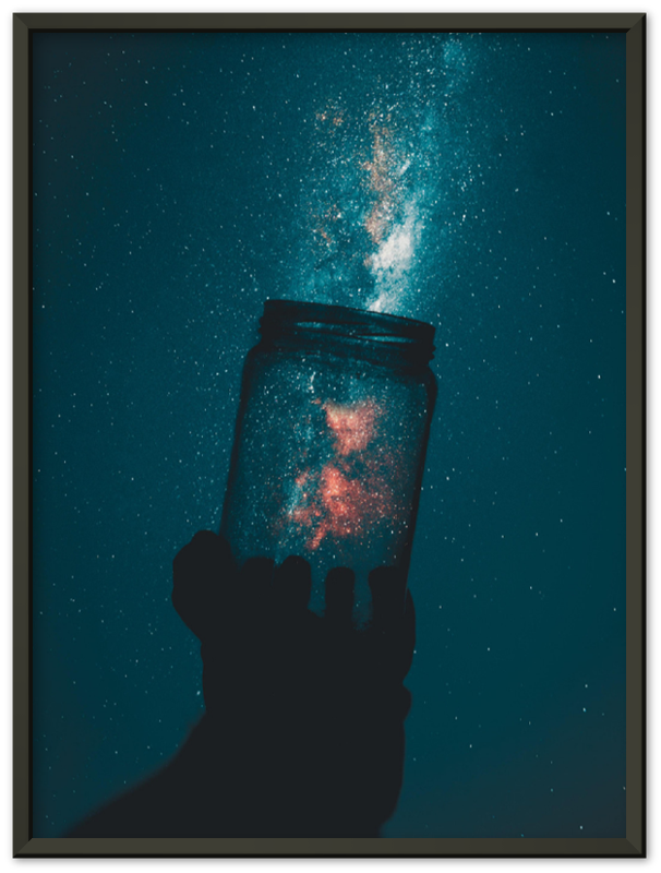 Space In A Jar - Print - MetalPlex