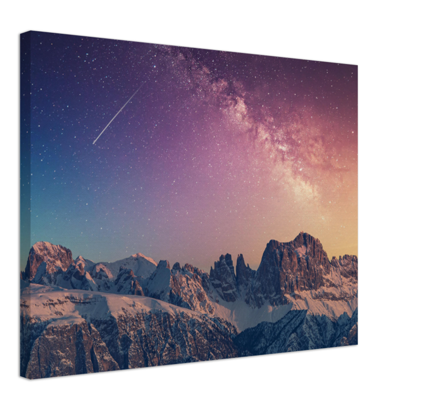 Space Mountains - Print - MetalPlex