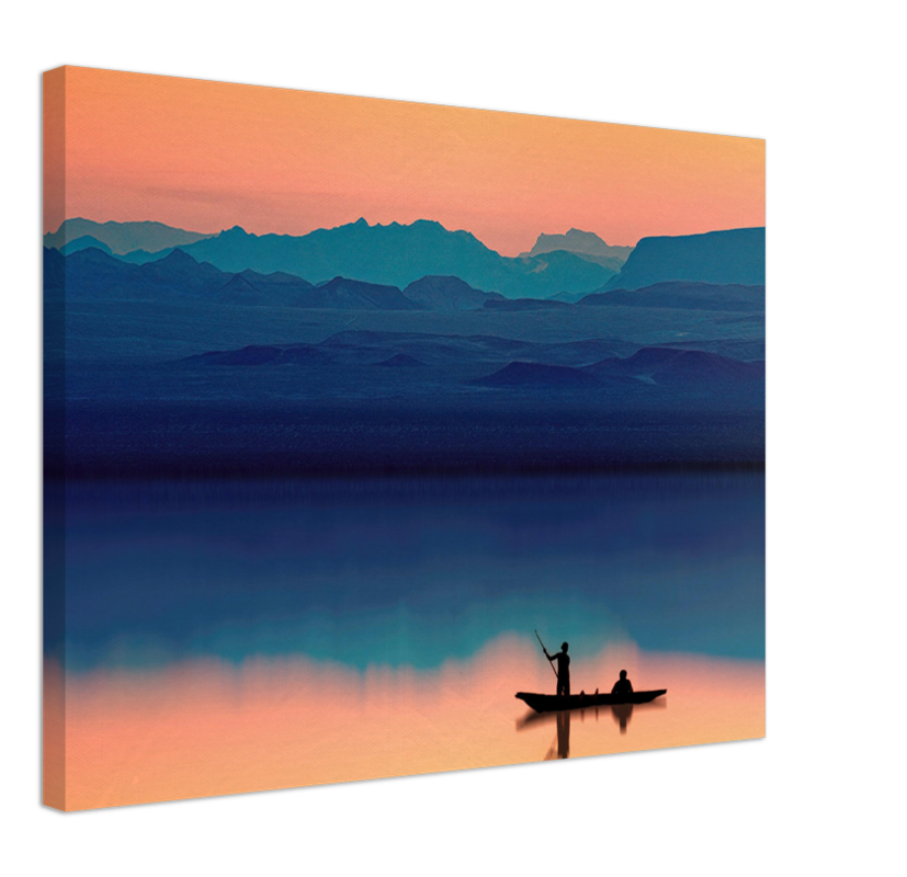 Sunset Lake - Print - MetalPlex