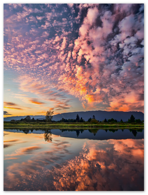 Sunset Reflection - Print - MetalPlex