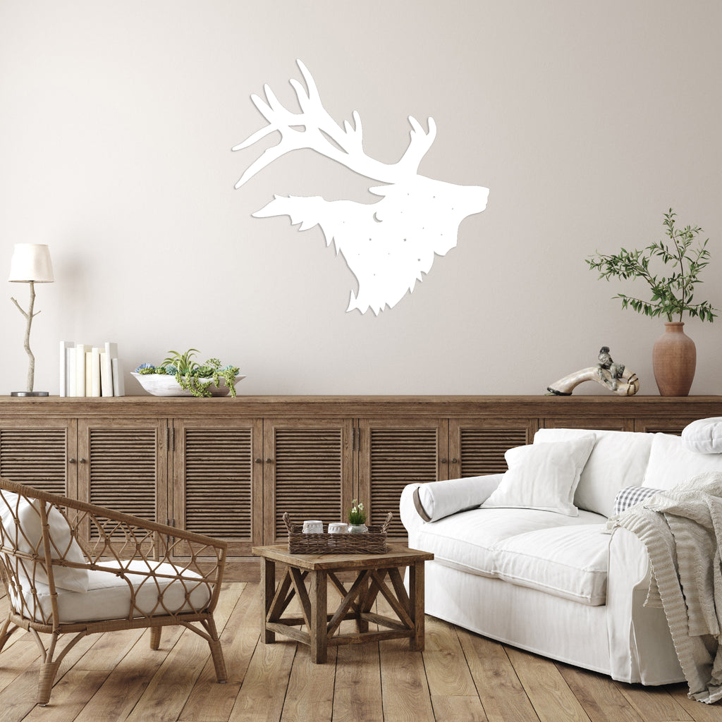 Bull Elk - Metal Wall Art - MetalPlex