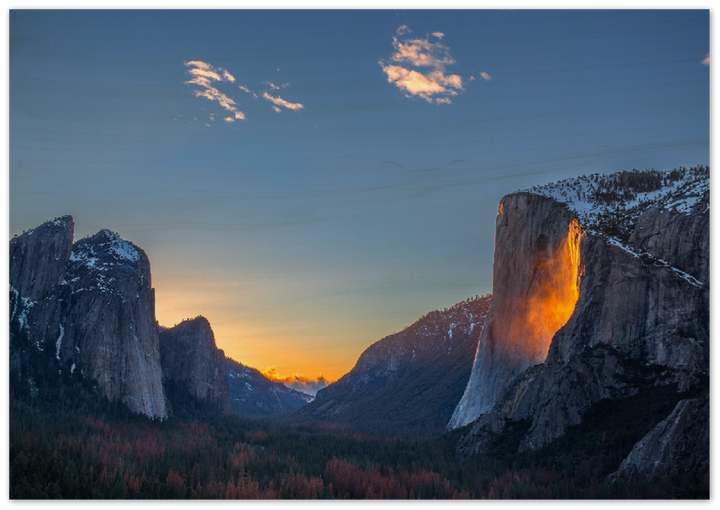 Yosemite Firefall - Print - MetalPlex